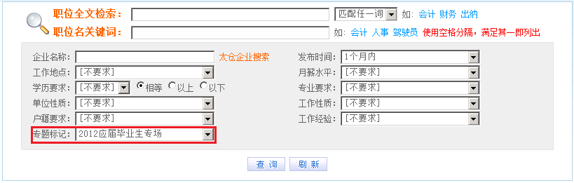2012太倉(cāng)應(yīng)屆畢業(yè)生專欄